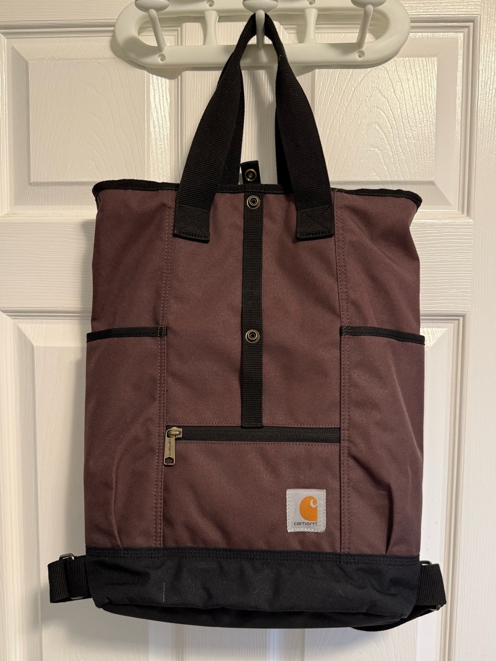 Carhartt Convertible Backpack Tote in Maroon